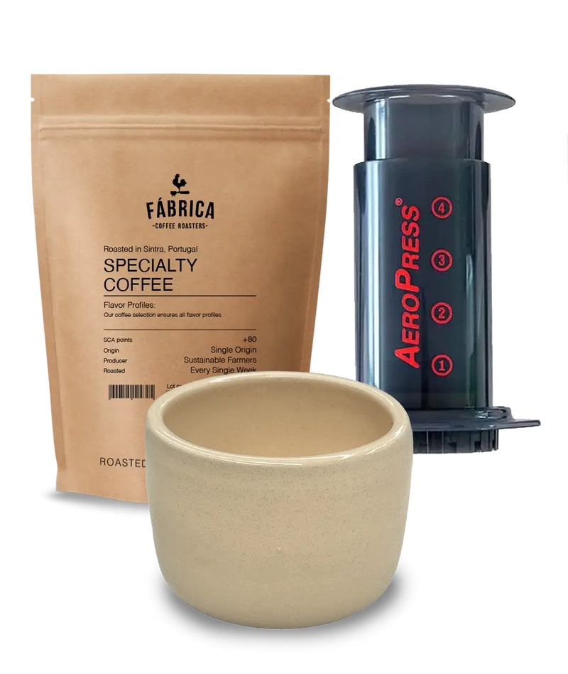 AeroPress + Mug + Coffee Bundle