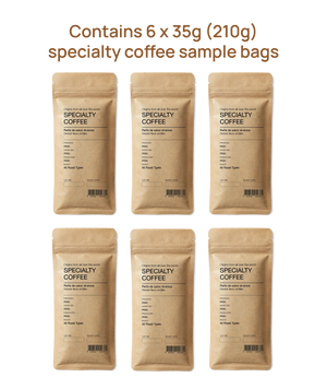 Fabrica specialty coffee sample discovery pack 6 units 210g