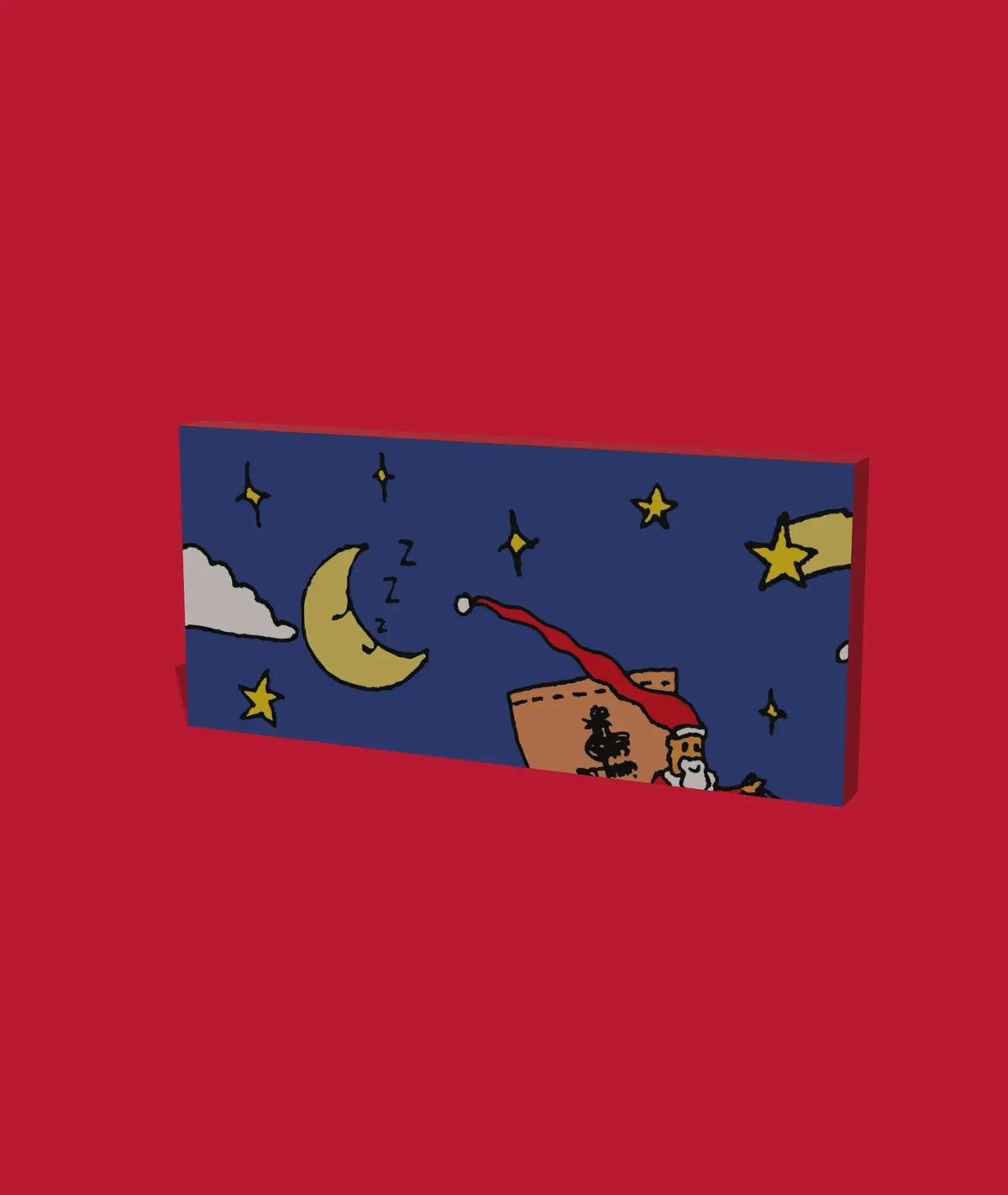 Day 1 of the 2026 Christmas Advent Calendar: the box, its front one piece of the picture