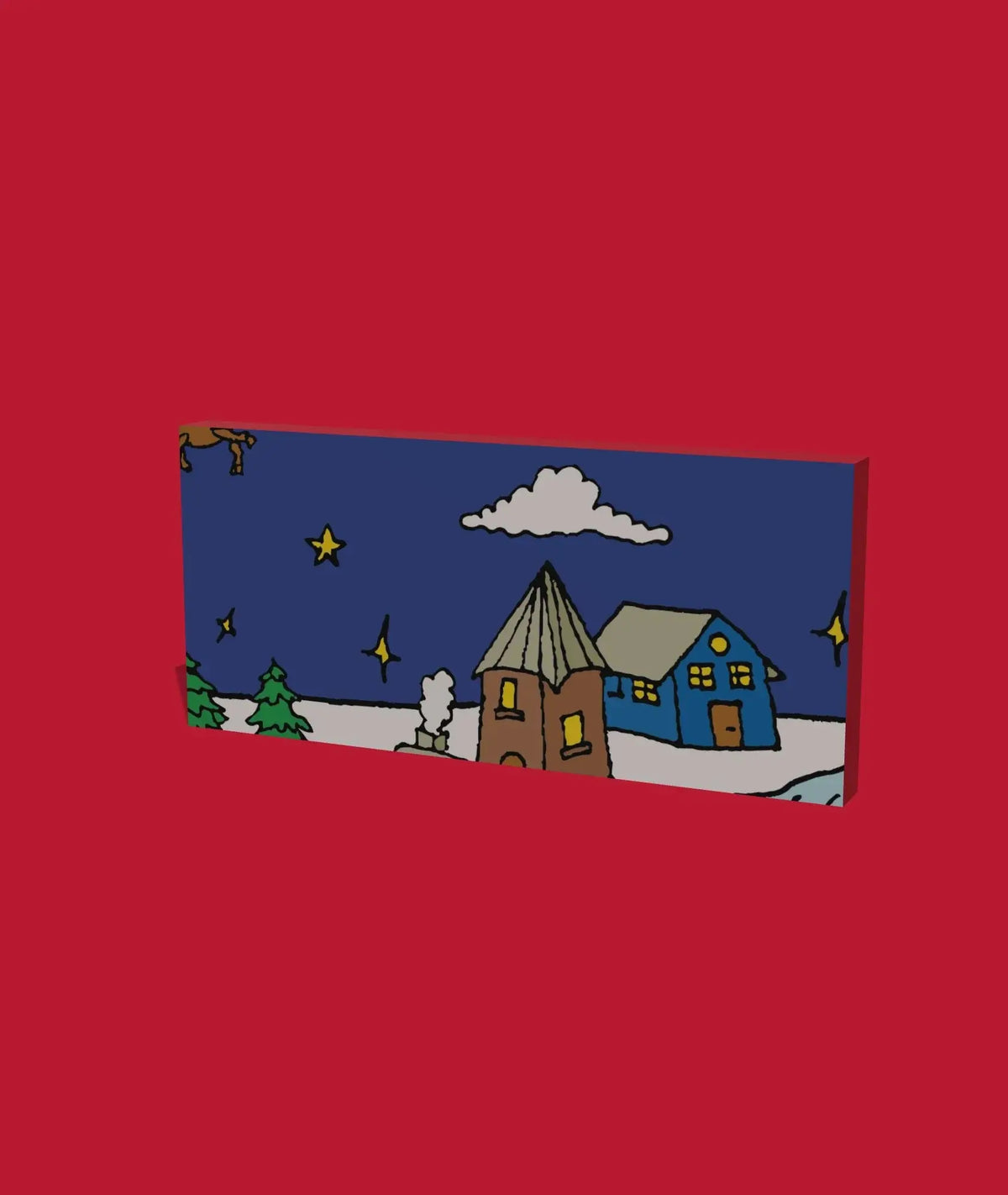 Day 6 of the 2026 Christmas Advent Calendar: the box, its front one piece of the picture