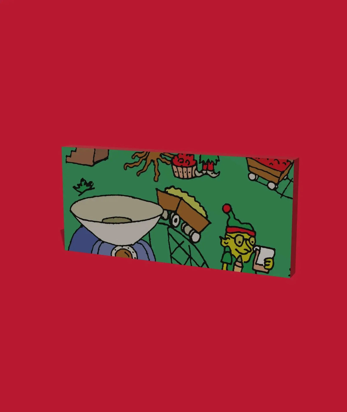 Day 10 of the 2026 Christmas Advent Calendar: the box, its front one piece of the picture