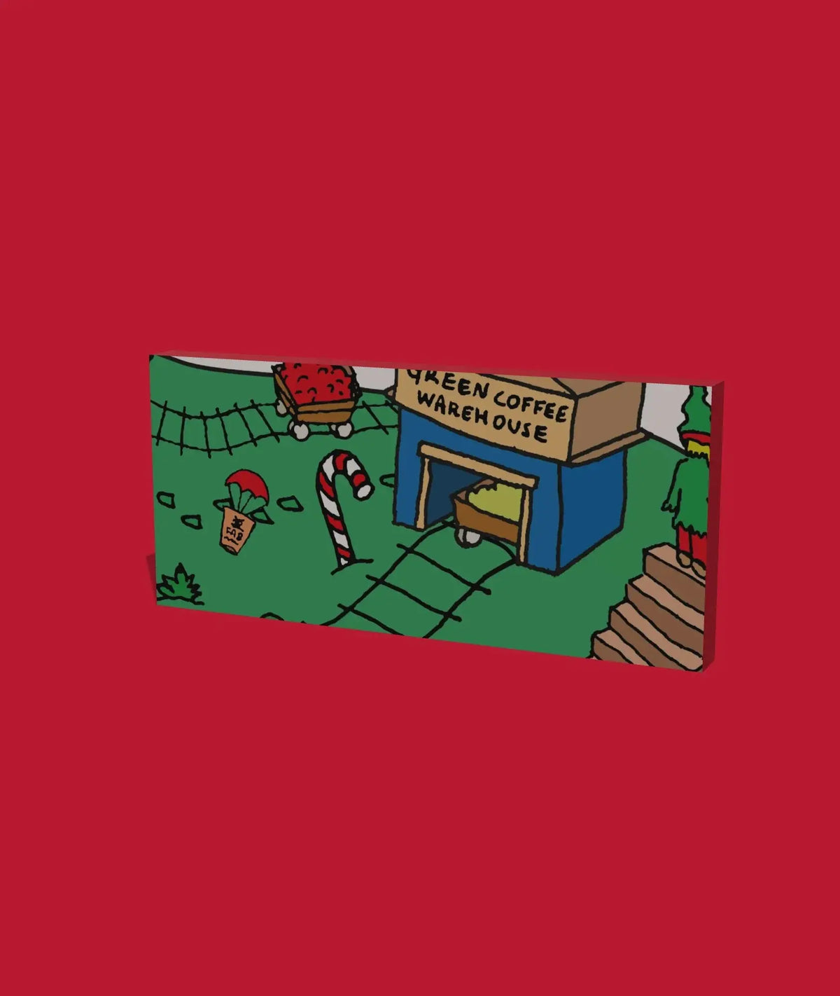Day 11 of the 2026 Christmas Advent Calendar: the box, its front one piece of the picture