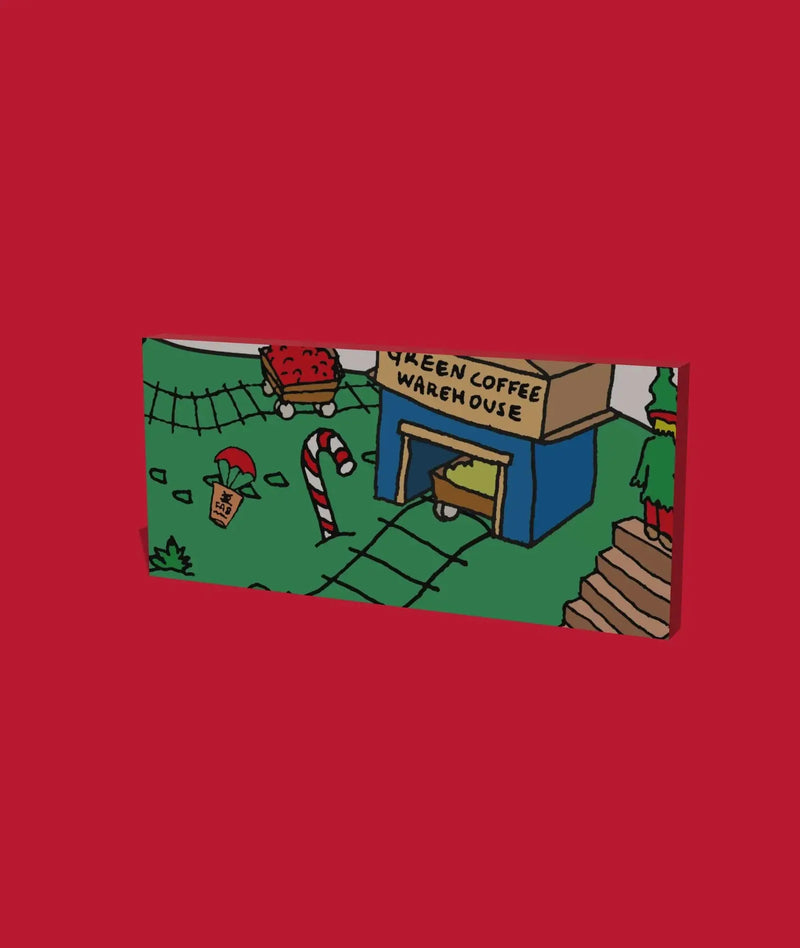 Day 11 of the 2026 Christmas Advent Calendar: the box, its front one piece of the picture