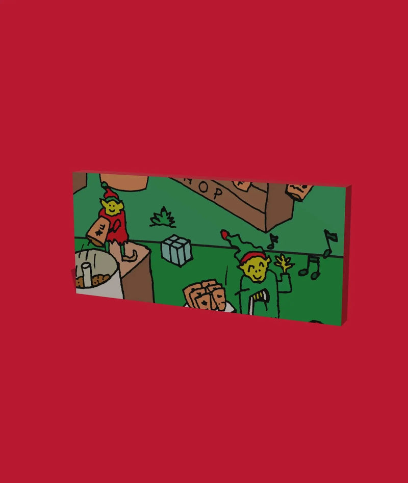 Day 15 of the 2026 Christmas Advent Calendar: the box, its front one piece of the picture