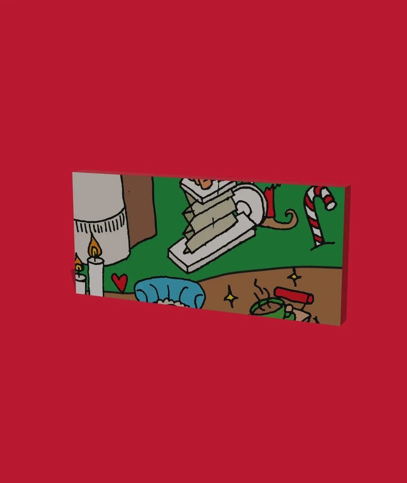 Day 18 of the 2026 Christmas Advent Calendar: the box, its front one piece of the picture