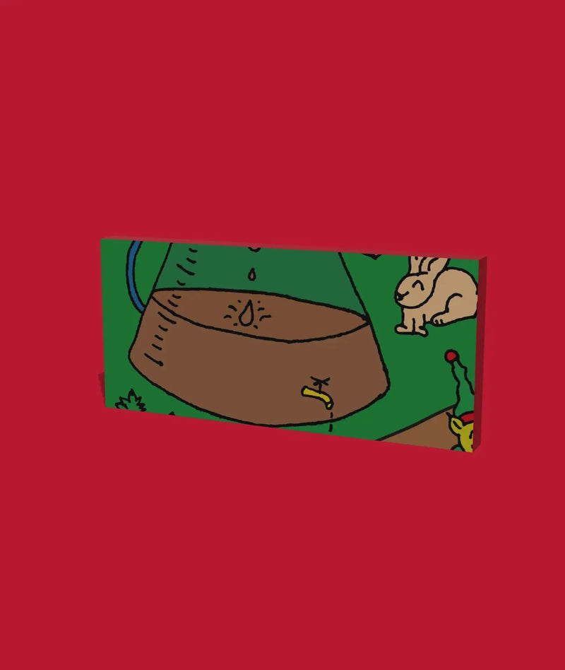 Day 19 of the 2026 Christmas Advent Calendar: the box, its front one piece of the picture