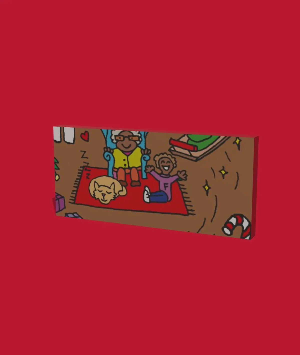 Day 21 of the 2026 Christmas Advent Calendar: the box, its front one piece of the picture
