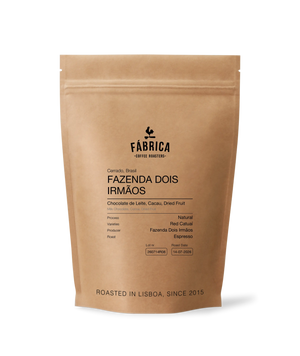 Fazenda dois irmaos 250g fabrica specialty coffee bag