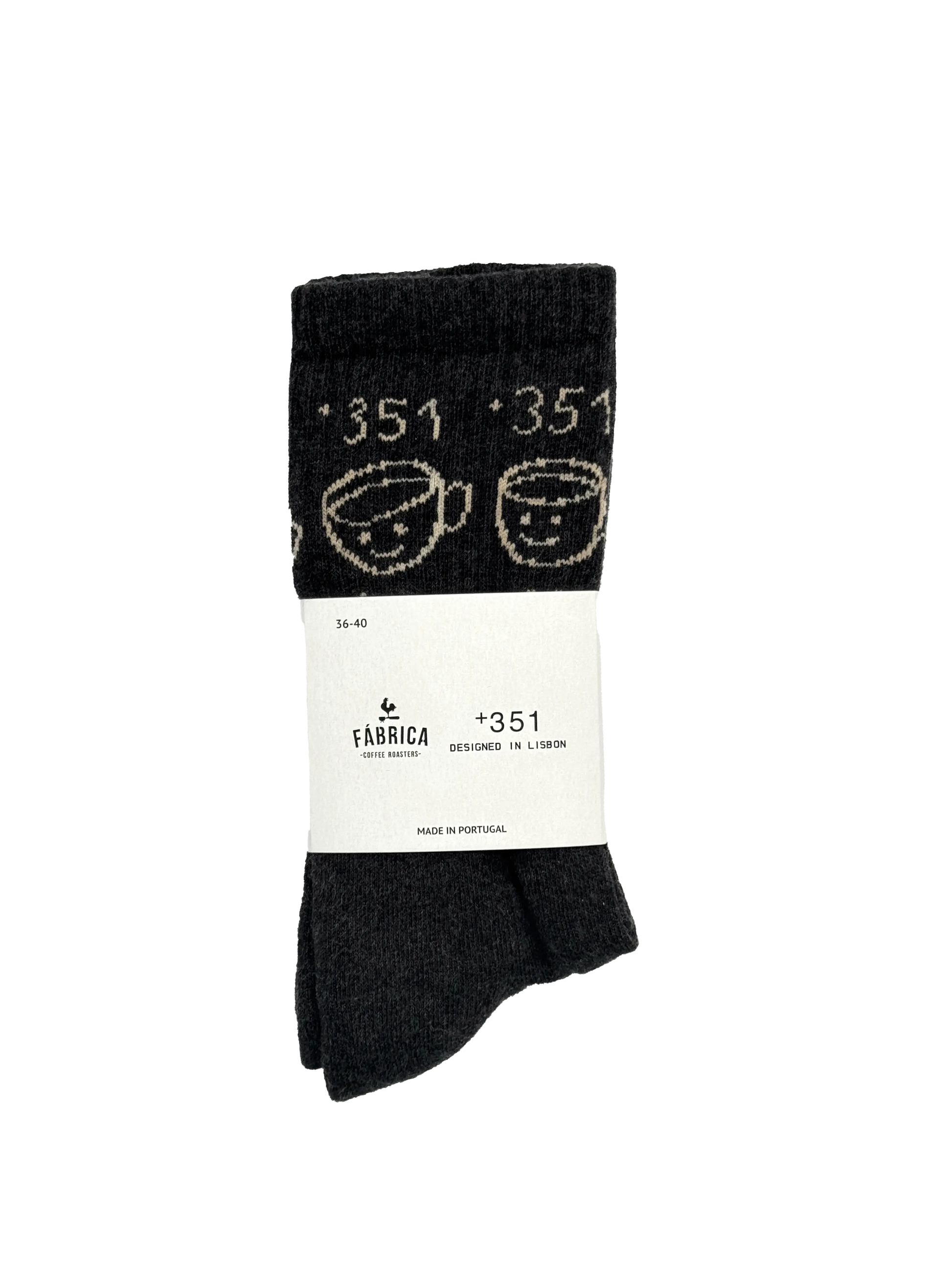 Fábrica x +351 socks - Charcoal
