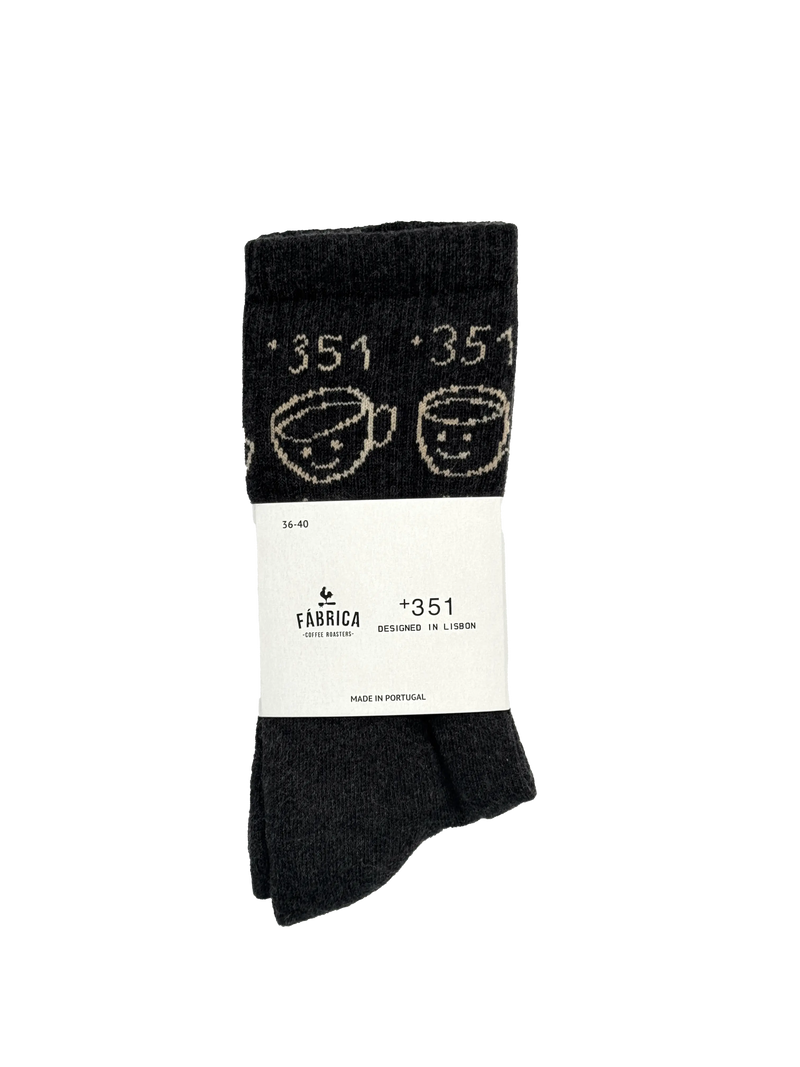 Fábrica x +351 socks - Charcoal