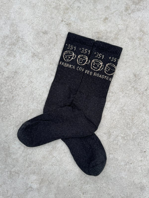 plus 351 and fábrica socks collab charcoal colorway