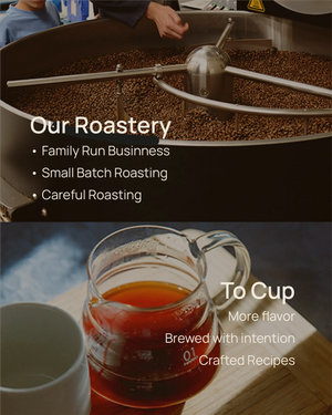 Roastery cup specialty coffee info
