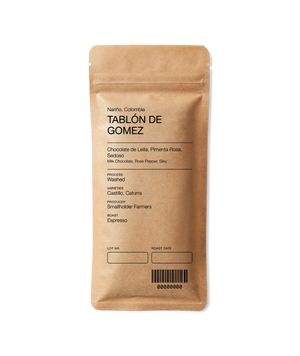 Tablon de gomez 35g sample specialty coffee fabrica coffee roasters