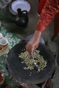 Ethiopian coffee ceremony